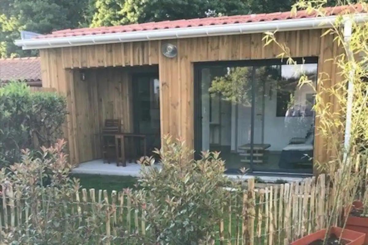 Charmante Cabane Bois Gujan-Mestras Luaran gambar